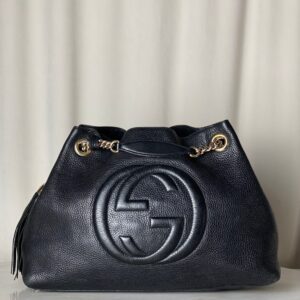 Gucci Black GG Soho Bag