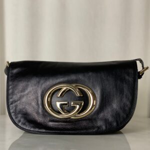 Gucci Black Britt Clutch Shoulder Bag