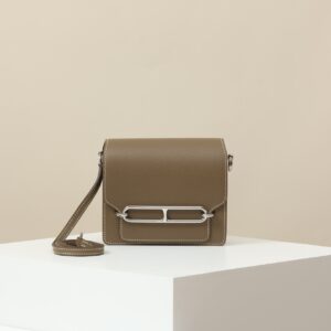 Roulis Mini Evercolor Etoupe (18) Palladium Hardware