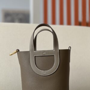 Hermes In-The-Loop 18 Swift Etoupe (18) Gold Hardware